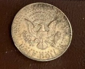1964D  KENNEDY HALF DOLLAR  90% SILVER