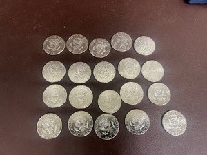 LOT OF 20 NIFC KENNEDY HALF DOLLARS