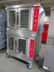 lot 202 image: VULCAN GAS HEATED, ELECTRIC, DOUBLE CONVECTION OVEN