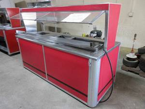 lot 210 image: ATLAS METAL INDUSTRIES SERVING CART