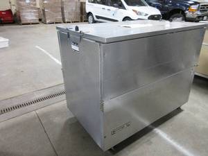 lot 222 image: BEVERAGE AIR DOUBLE ACCESS MILK COOLER NEEDS SERVICE