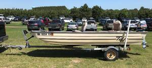 1980 Tuffy 15 Boat w Spartan Trailer