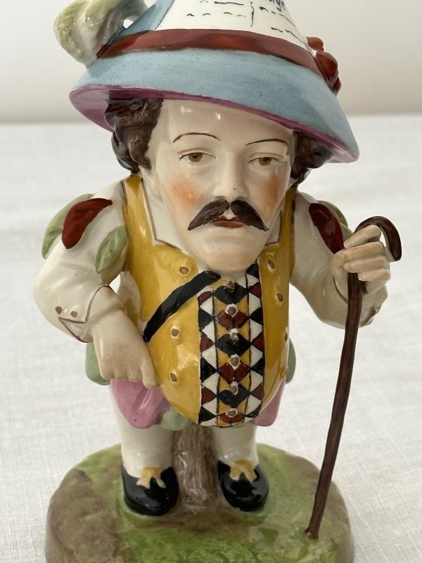 lot 19 image: Antique Royal Crown Derby Porcelain Dwarf Figurine