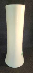 lot 57 image: Antique Swedish Milk Glass Vase