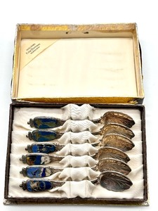 lot 89 image: Set of Six Antique Norwegian Spoons