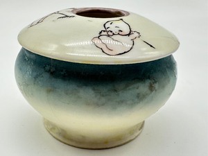 lot 94 image: Vintage Kewpie Vanity Pin Jar