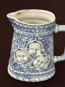 lot 107 image: Antique German Figurine Pitcher