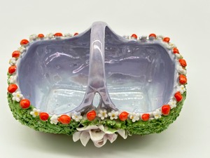 lot 111 image: Antique German Elfinware Basket