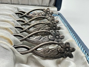 lot 155 image: Antique Spoons Silver Set