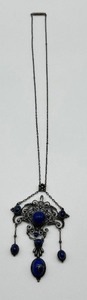 lot 156 image: Antique Lapis and Filigree Necklace