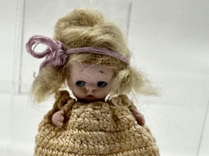 lot 161 image: Adorable Antique Miniature German Doll