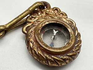 lot 167 image: Antique Compass with Fob Chain