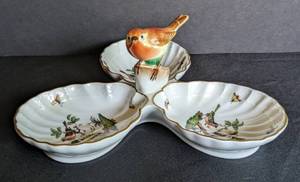 lot 26 image: Henrend Divided Porcelain Serving Dish