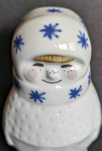 lot 133 image: Porsgrund Norway Porcelain Snow Girl Figurine