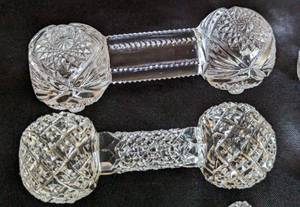 lot 185 image: Assorted Cut Glass Knife Rests