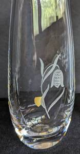 lot 197 image: Pair of Etched Orrefors Crystal Vases