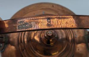 lot 229 image: Vintage Scandinavian Copper Kettle