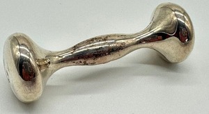lot 84 image: Vintage Sterling Silver Rattle