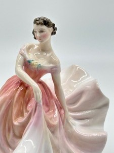 lot 75 image: Royal Doulton The Polka Porcelain Figurine HN 2156