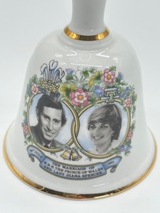 lot 54 image: The Marriage of the Prince of Wales and The Lady Diana Spencer Collectible Bell