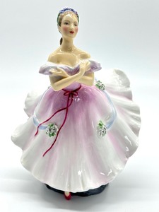 lot 29 image: Royal Doulton The Ballerina Porcelain Figurine HN 2116
