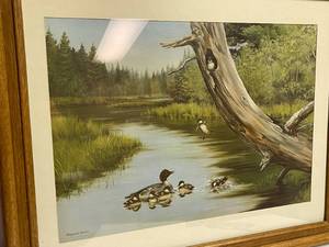 lot 224 image: Maynard Reece Ducklings Framed Print