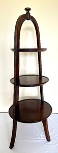 lot 10 image: Vintage Ferguson Three Tiered Muffin Stand