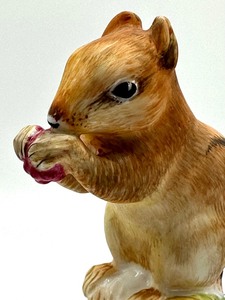 lot 93 image: Vintage Crown Staffordshire Ms. Chipmunk Figurine by B Linley Adams