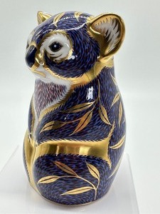 lot 3 image: Vintage Royal Crown Derby Imari Koala Paperweight
