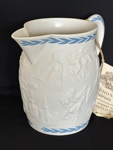 lot 14 image: Vintage Lenox Patriots Pitcher by Lazlo Ispanky