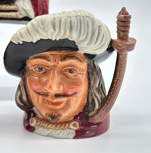 lot 121 image: Three 4 Inch Royal Doulton Character Jugs