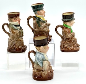 lot 122 image: Three 4.5 Inch Royal Doulton Character Pitchers