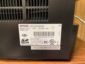 lot 250 image: Epson Stylus NX200 C35ID Printer
