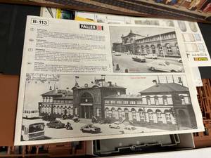 lot 282 image: Faller HO B-113 Train Station Model Kit