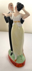 lot 186 image: Vintage Schafer & Vater Tango German Flask