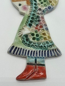lot 164 image: Vintage Ceramic Wall Hanging Figurine