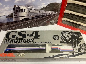 lot 228 image: Four Vintage HO Scale Train Sets including Lionel GS-4 Locomotive