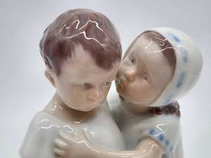lot 351 image: Bing and Grndahl Love Refused Porcelain Figurine Number 1614