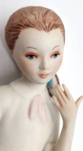 lot 355 image: Vintage Cybis Bisque Porcelain Springtime Figurine