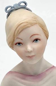 lot 356 image: Vintage Cybis Bisque Porcelain Pandora Figure