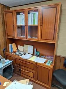 lot 486 image: Wood Office Credenza