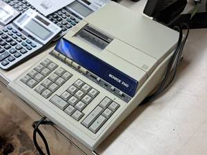 lot 526 image: Monroe Electric Calculator with Paper Printout 3140