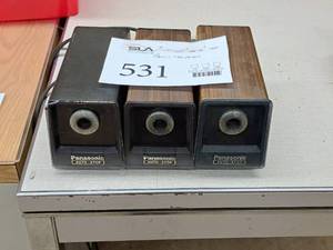 lot 531 image: Lot of (3) Panasonic Auto-Stop Electric Pencil Sharpeners