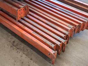 lot 236 image: Lot of (8) 129 Pallet Racking Cross Beams