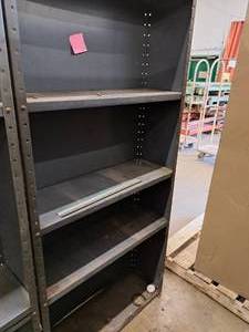 lot 324 image: Metal Storage Shelving Unit 4-shelf