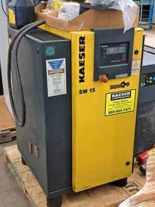 lot 214 image: 2017 Kaeser Sigma 15-HP 3-Phase Compressor SM 15