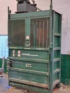 lot 213 image: Ajax Material Handling Kargo 1000-lbs Carboard Baler 60stdbaler