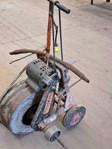 lot 357 image: General Wire Spring Co Sewerooter Sr. Sewer and Drain Cleaner with Attachments