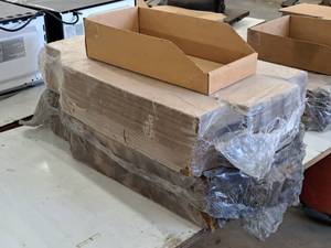 lot 380 image: Lot of (2 Bundles) Uline Cardboard Organizer Bins S-16273 18x9x5