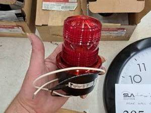 lot 387 image: Federal Signal A Series Beacon Flashing Light LP3m-120R (in original packaging)